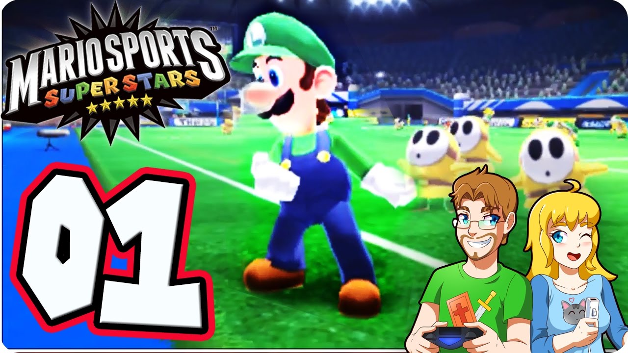 Mario Sports Superstars PART 1 Soccer Match #TeamLuigi