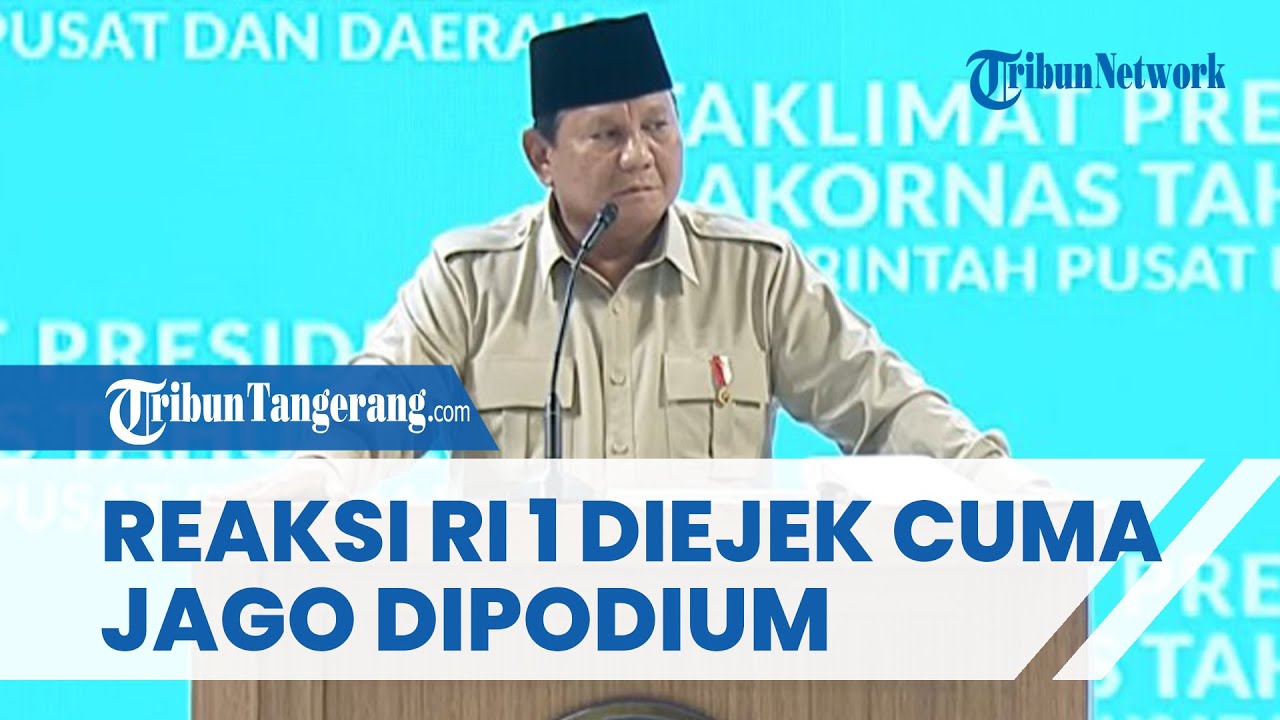 Kesal Diejek Cuma Jago Ngomong di Podium, Prabowo Akui hanya Takut terhadap Tuhan
