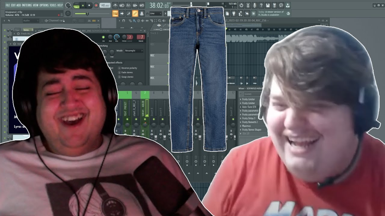 BLUE JEANS - Pokelawls Makes HILARIOUS Beats In FL Studio (ft. Jesse)