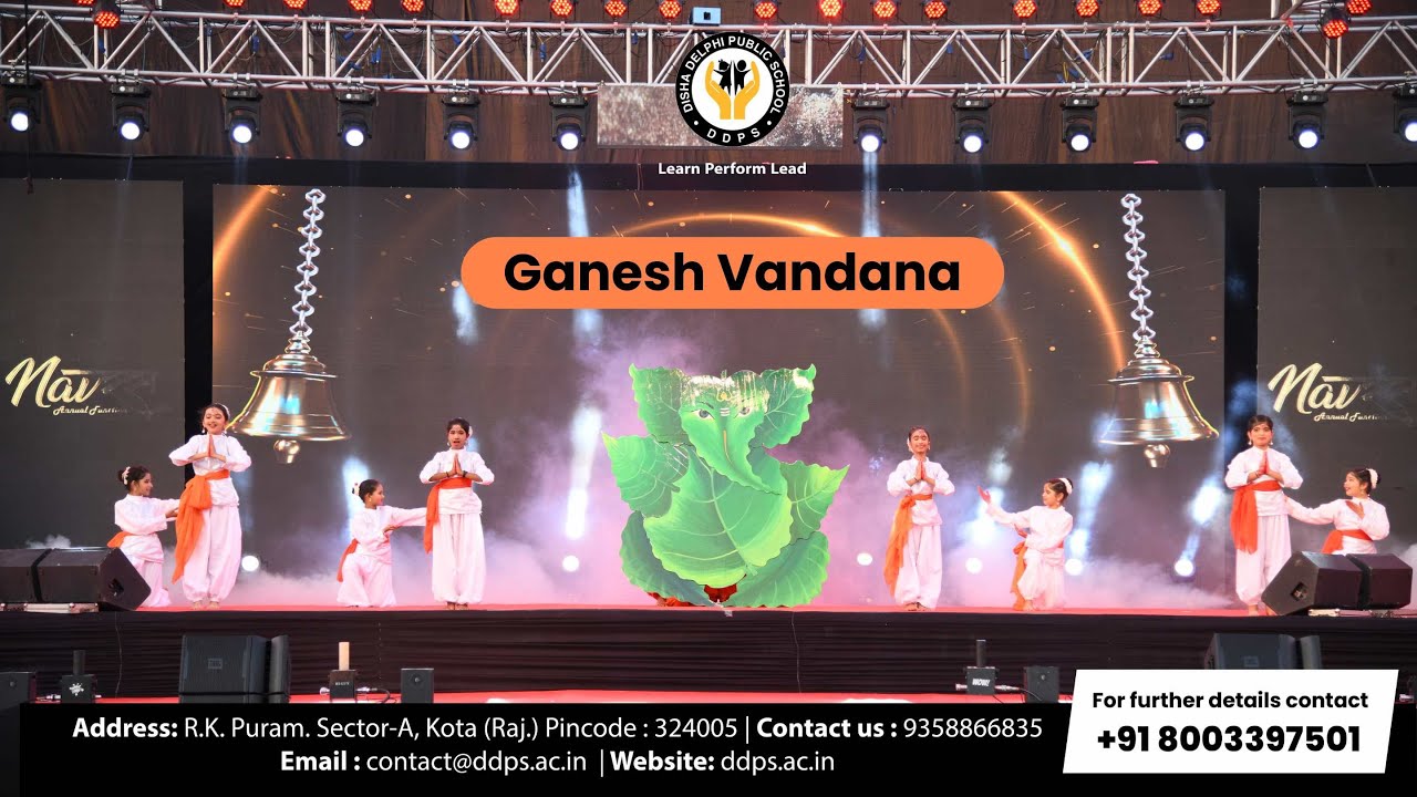 Navras 2025 || Ganesh Vandana || Disha Delphi Public School, Kota || DDPS Kota