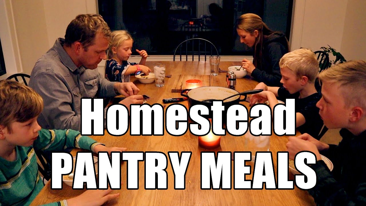 3 Homestead PANTRY MEALS | Cooking from Scratch