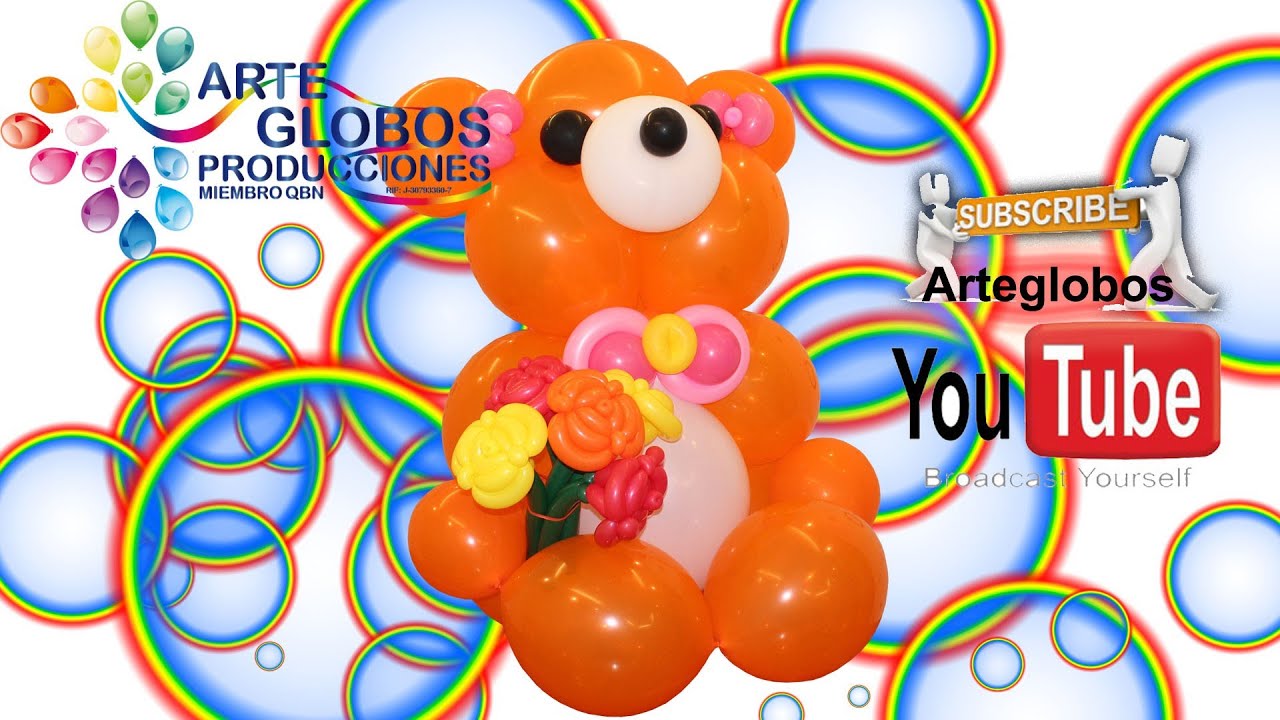 Curso de Globos Osito Cariñoso Parte I Balloons