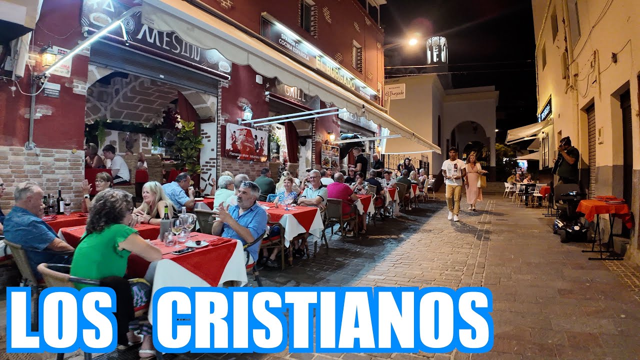Los Cristianos Tenerife 🇪🇸 Nightlife walking tour