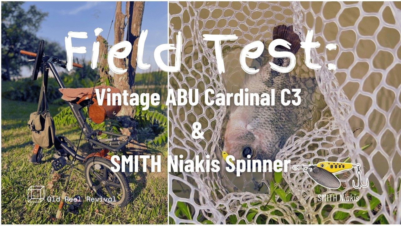 Vintage ABU Cardinal C3 x SMITH Niakis (Nearkiss) Spinners: Field Test