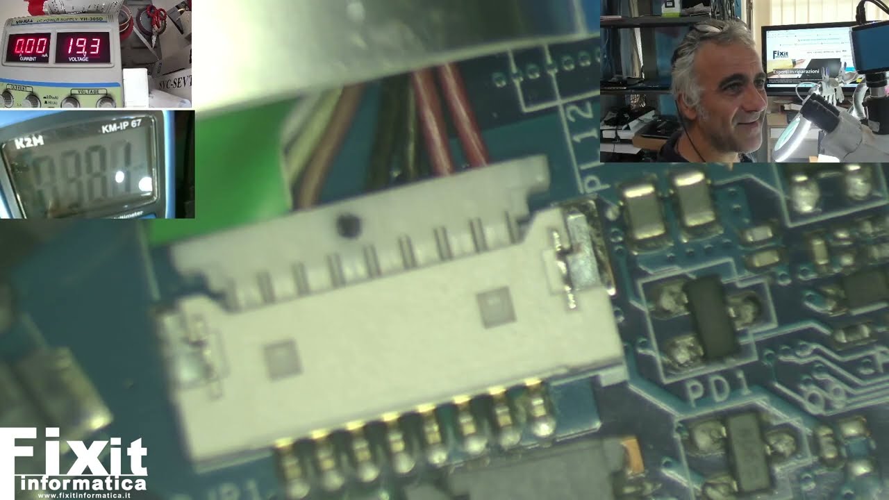 Notebook HP 15-dw0004nl non si accende 3V mancanti. Riparazione avanzata con boardview e schematics