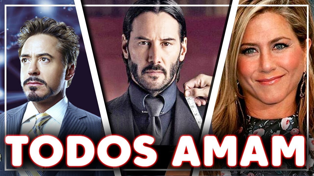 10 ATORES MAIS AMADOS DE HOLLYWOOD!