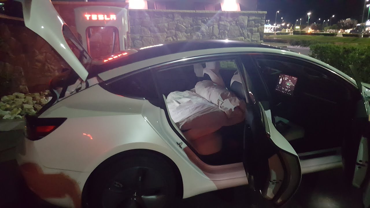 I'm HOMELESS living in my Tesla (Luv😍🤗it!)