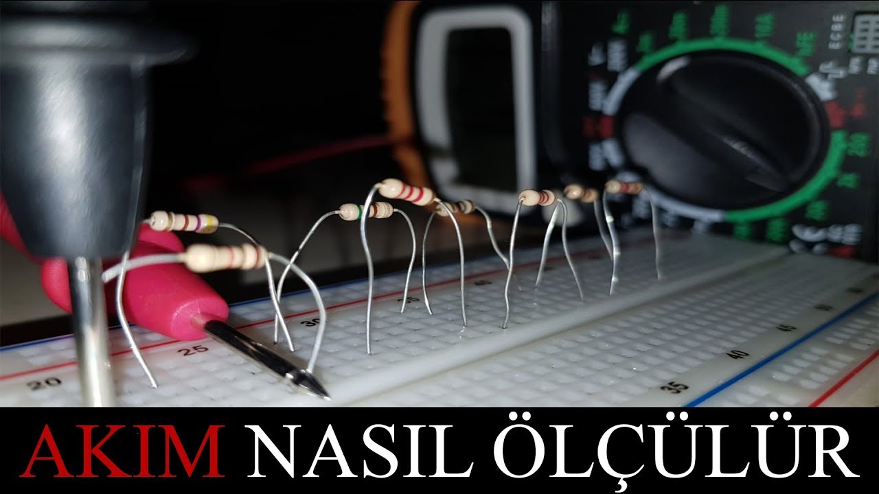 DİRENÇ ÜZERİNDEKİ AKIM NASIL ÖLÇÜLÜR ( TEMEL ELEKTRONİK )
