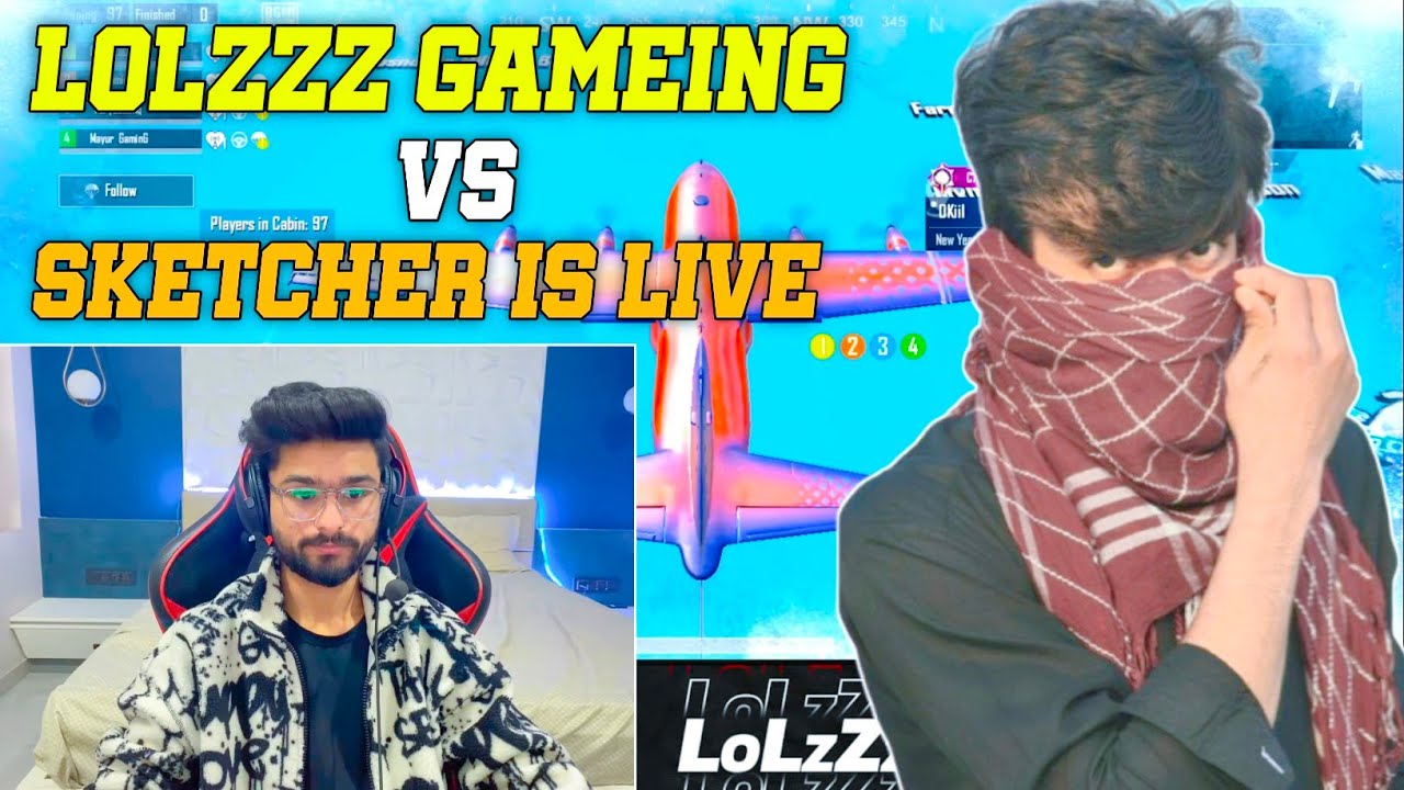 Full Intense Fight LoLzZz Gaming+Admino vs Sketcher is Live i Rush AJ Video