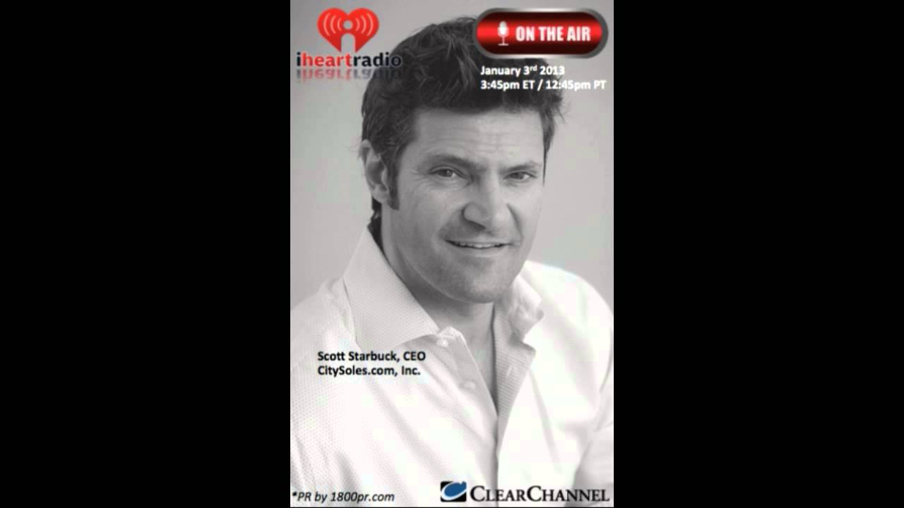 Scott Starbuck CEO of CitySoles.com, Inc. Interviewed on Clear Channel The Traders Network Show