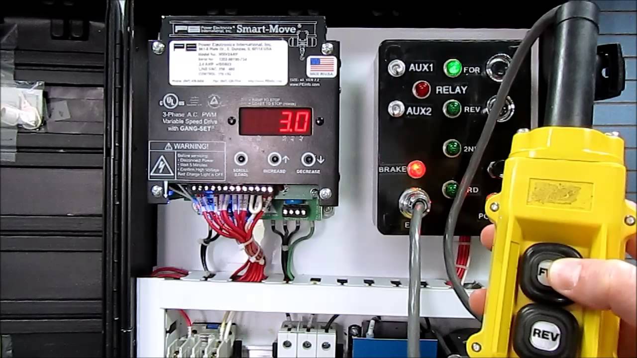 Основы использования привода Power Electronics International, Inc. 2 0