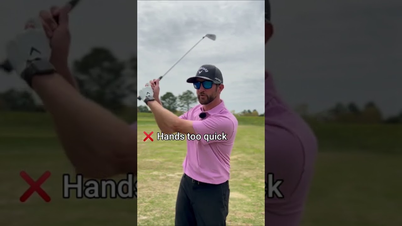 Chunked golf shots are no fun. Fix them today!!