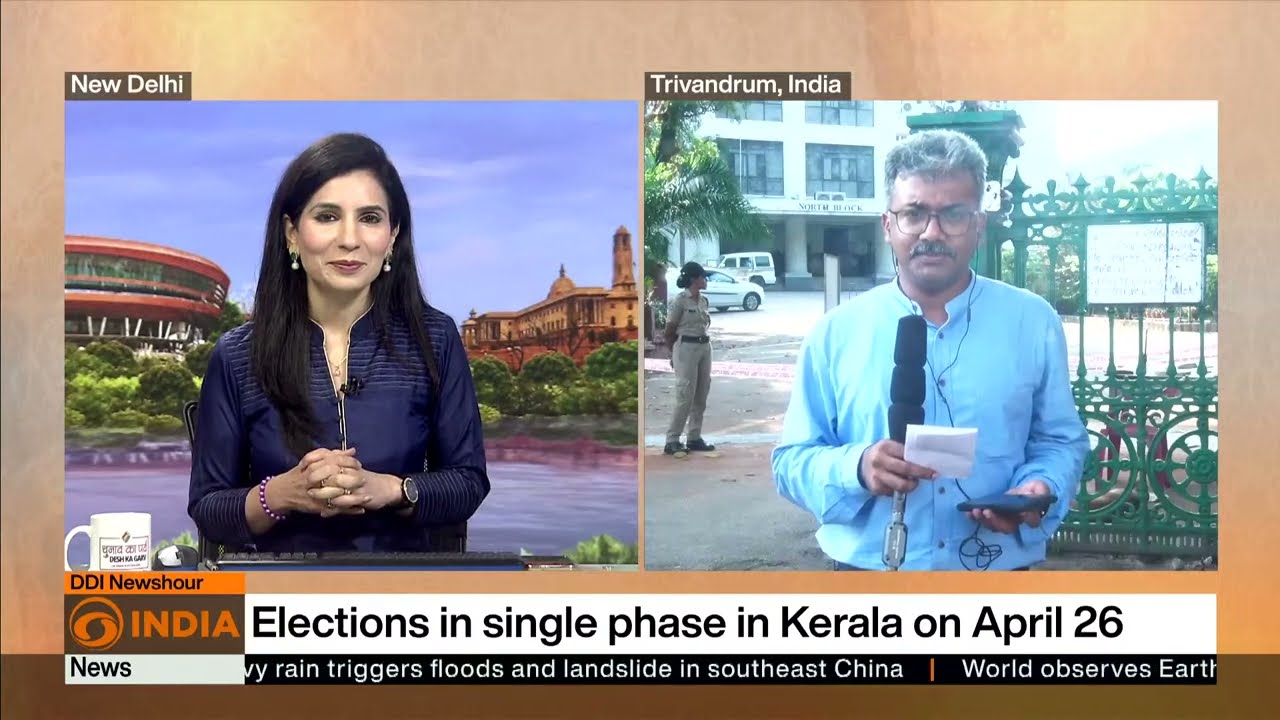 India's General Election 2024:Champaigning in Kerala Underway