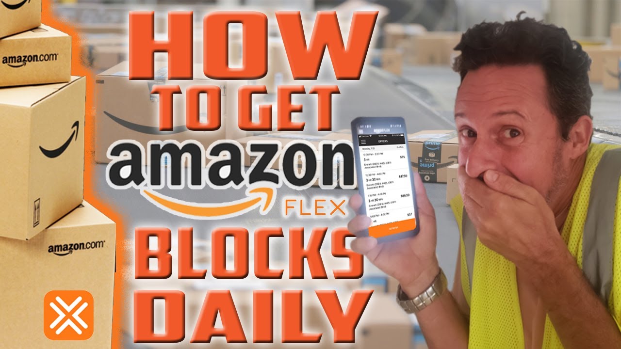 Как получить блоки на Amazon Flex DAILY (2021)