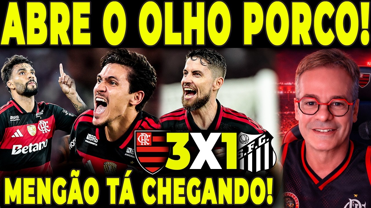 TRANSMISS&Atilde;O AO VIVO! FLAMENGO X SANTOS! VAMOS FLAMENGO! LIVE RAIZ!