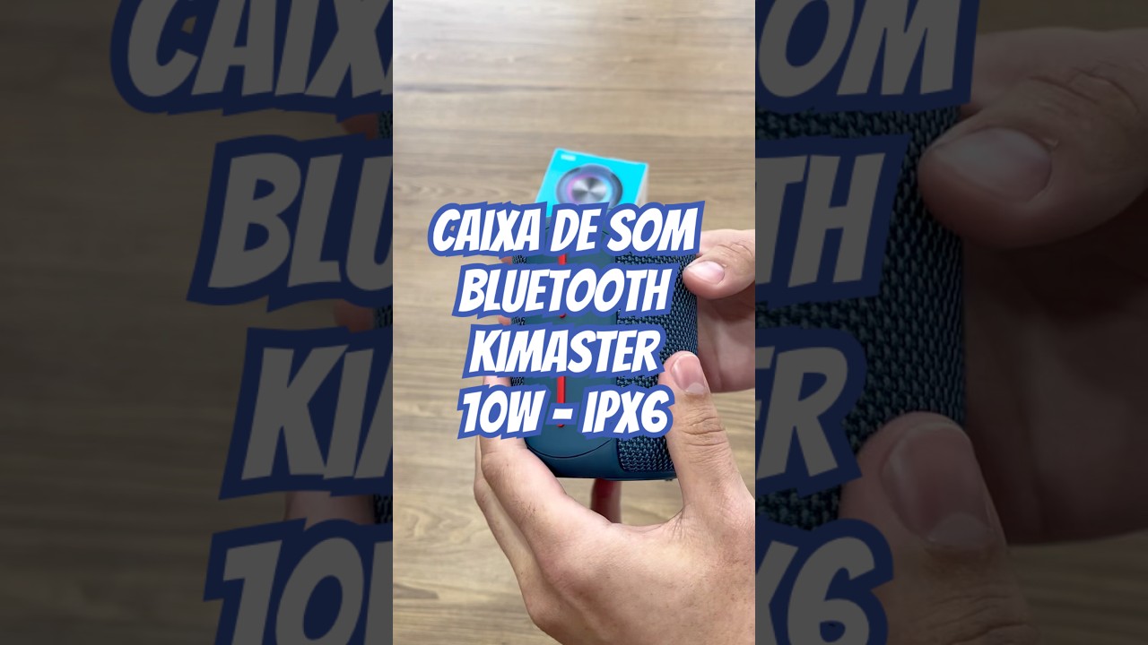 K400X - Caixa de Som Bluetooth 10W IPX6 Kimaster
