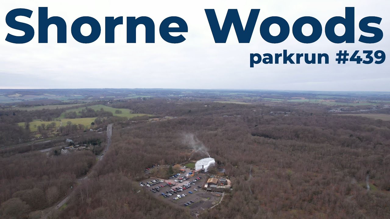 Shorne Woods parkrun #439 [4K Aerial]
