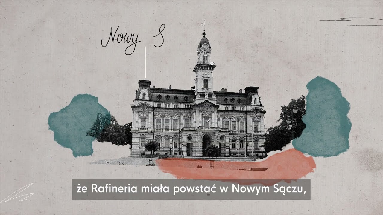 Dinksy dla Muzeum Historii Ziemi Limanowskiej - Rafineria naftowa w Limanowej - Sowlinach