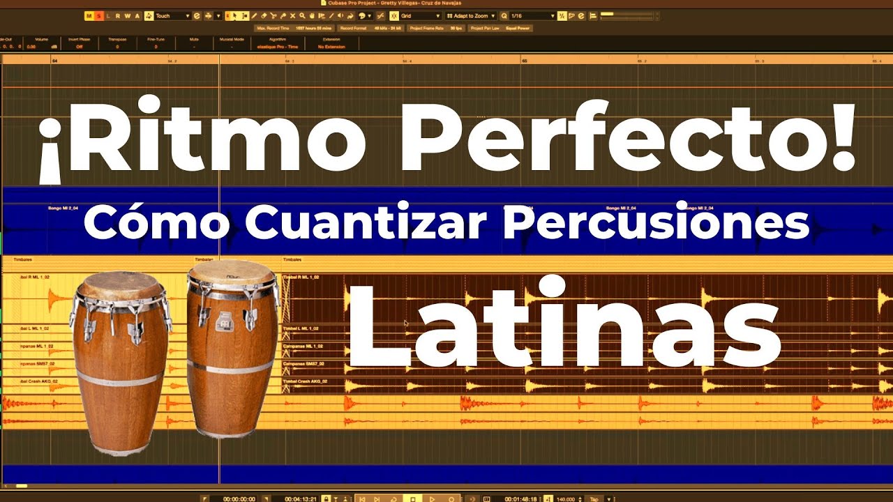 ¡Ritmo perfecto! Cómo cuantizar percusiones latinas