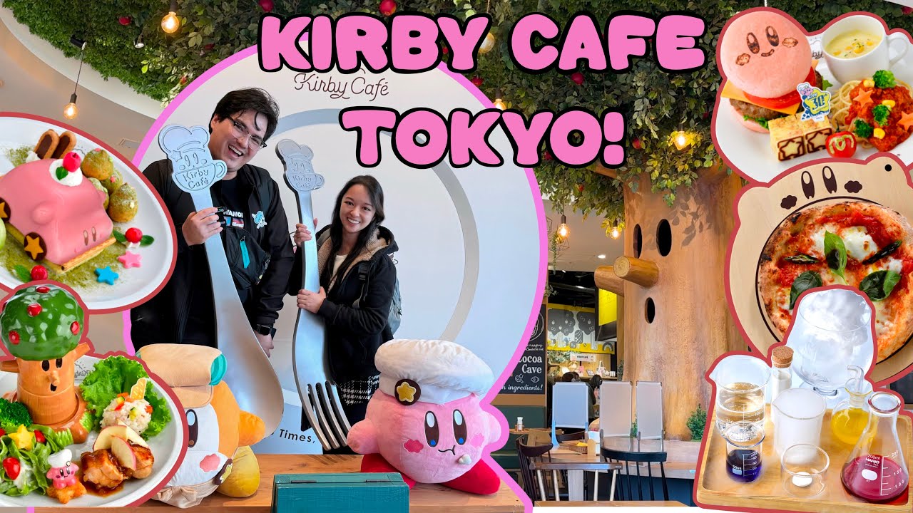 Tokyo Vlog 🇯🇵⏐Episode 2⏐Everything we ate at Tokyo's Kirby Cafe Japan!