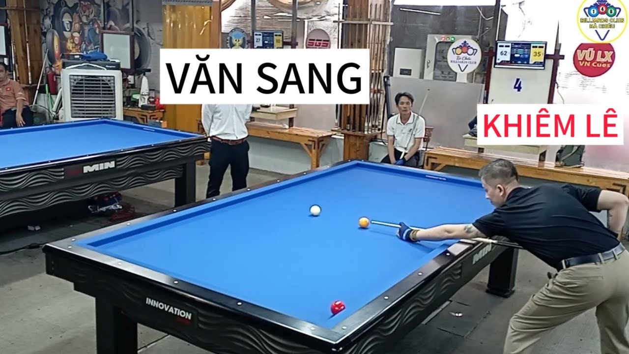Bida VĂN SANG gặp KHIÊM LÊ trận đấu hấp dẫn giải 1 băng mở rộng cúp BÀ CHIỂU