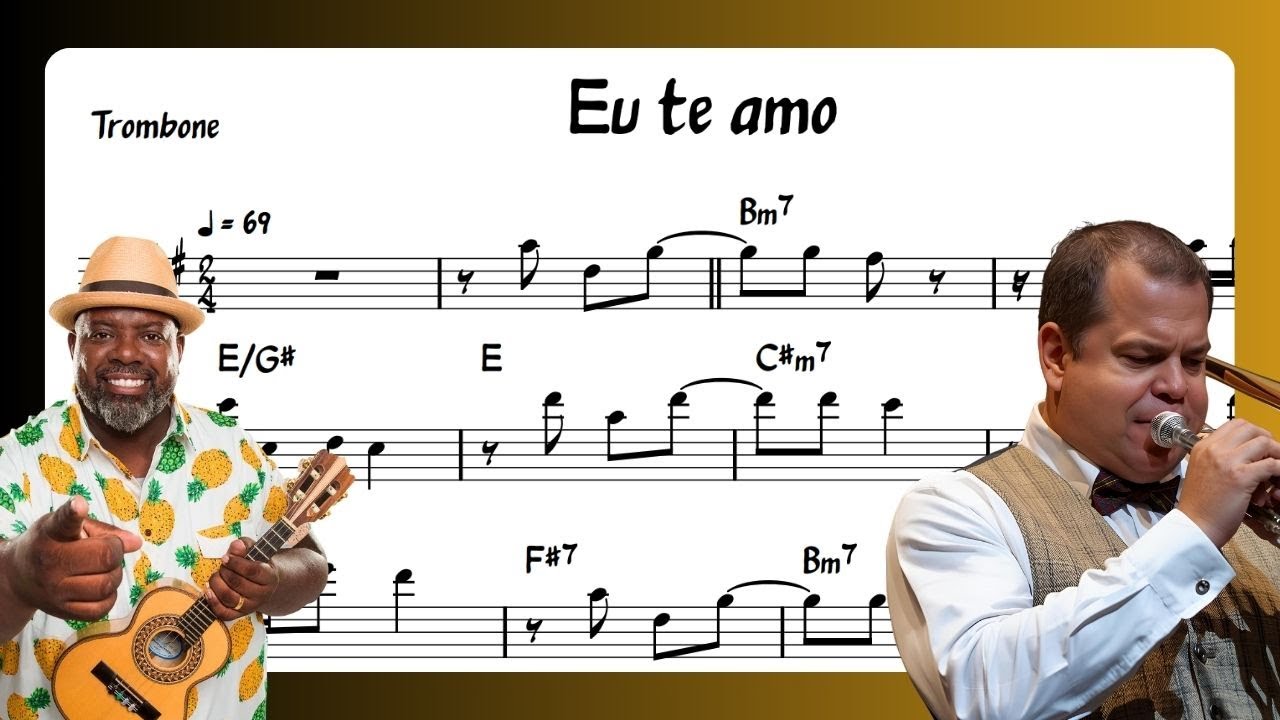 Eu te amo PÉRICLES | Partitura TROMBONE  PAGODE
