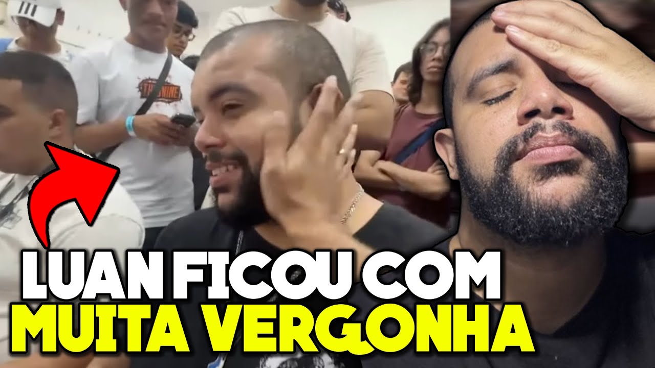 LUANGAMEPLAY SAIU NA MÃO COM SHEIPADO NO EVENTO E DEU EXPOSED