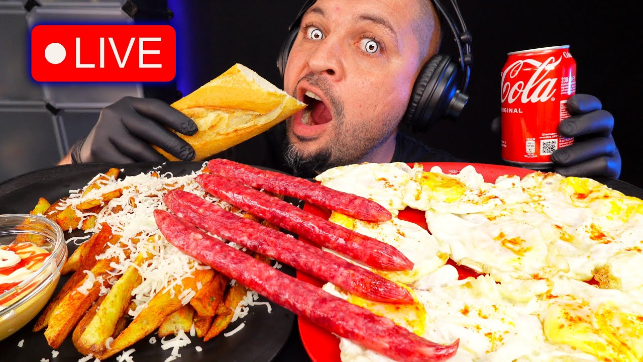 🔴LIVE - MUKBANG HomeMade Fast Food  ASMR 🎧