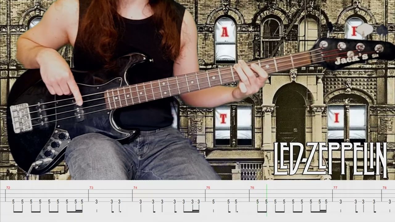 Kashmir - Led Zeppelin (bass cover & tab)