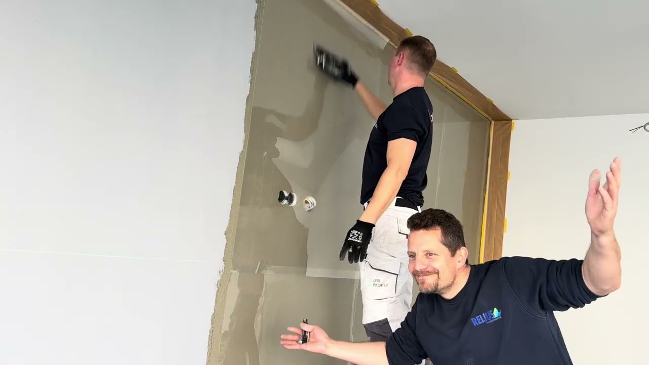 Wandgestaltung in Betonoptik 🚧 eine einfache Anleitung 🚨