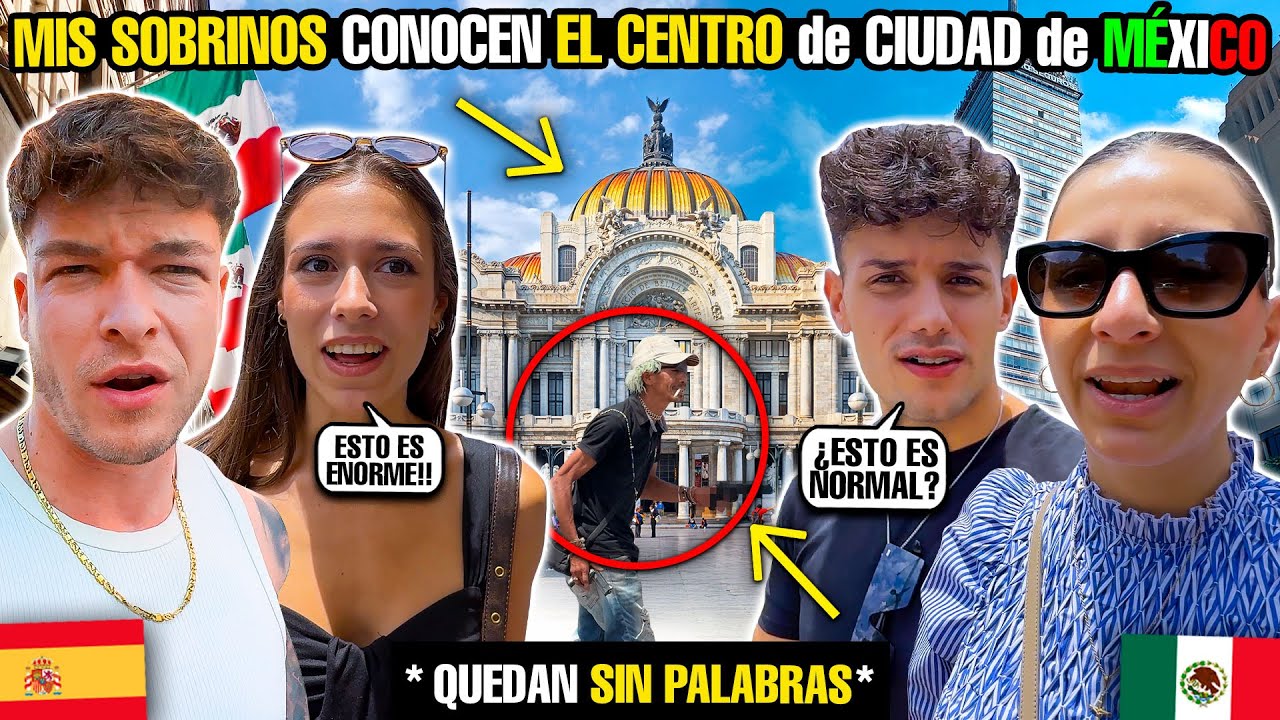 MIS SOBRINOS CONOCEN EL CENTRO de CDMX🇲🇽 *Quedan sin palabras*😱