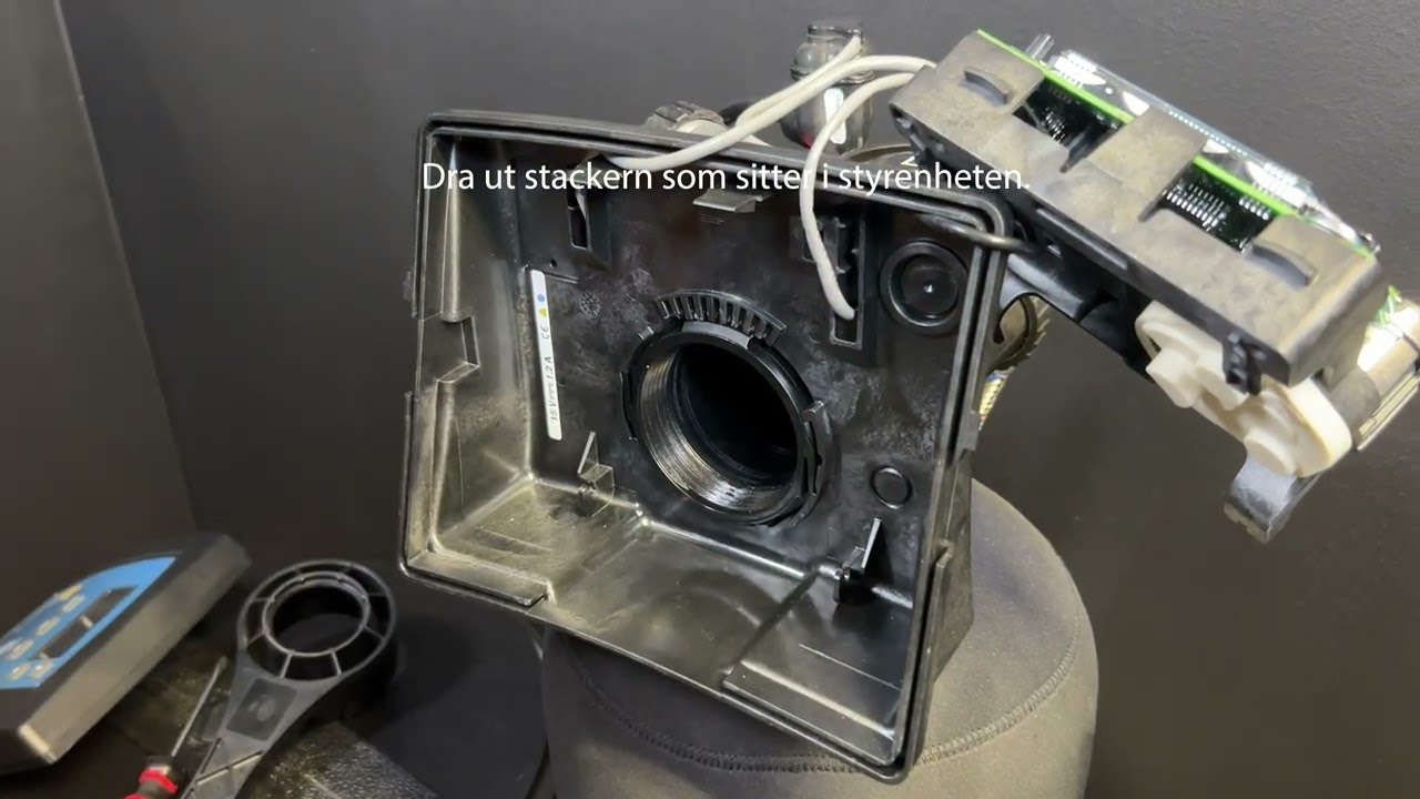 Byte av stacker - Vattenfilter