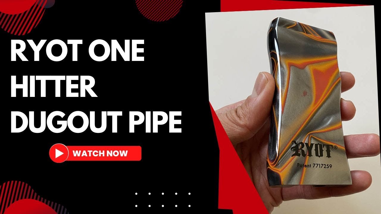 Ryot One Hitter Dugout Pipe - Super convenient smoking accessory