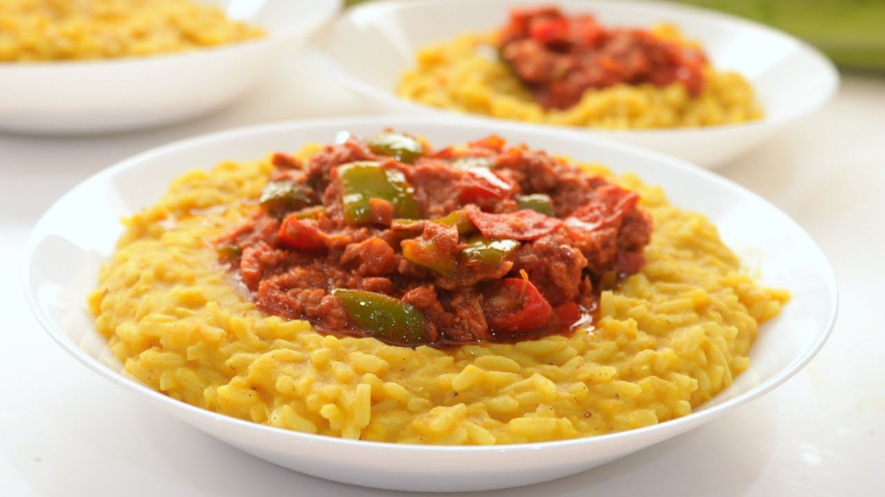 معدوس سعودي رز بعدس Lentil rice Saudi dish