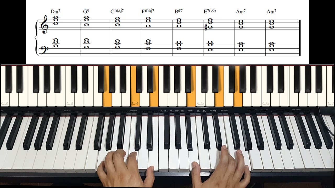 PIANO SALSA - CIRCULO DIATONICO MENOR