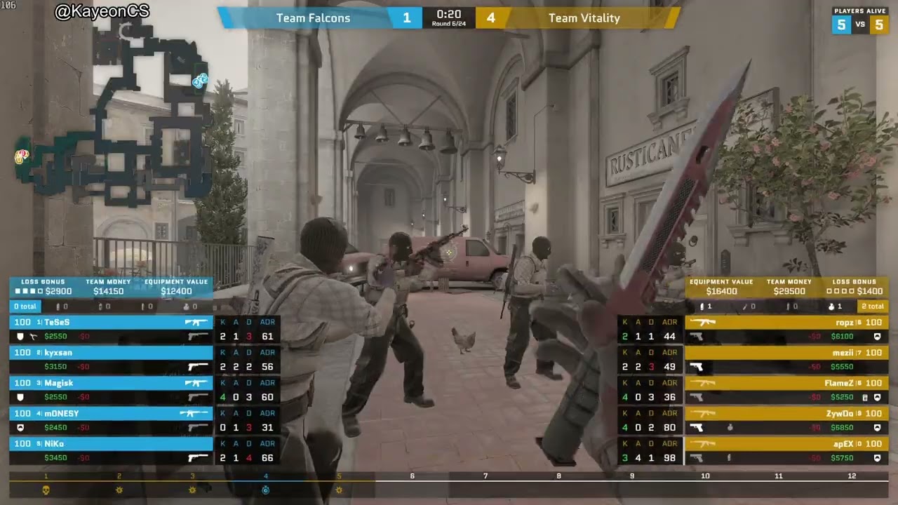 apEX Demo ( 13-7 ) Vitality vs Falcons ( INFERNO ) POV | IEM Melbourne 2025
