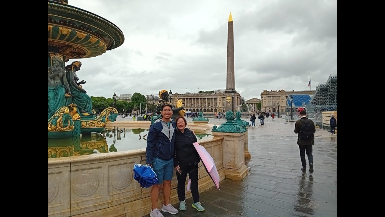 5/14/24 Paris Day 1 - Visiting Family! Exploring Paris, Church of Mary Magdalene, Olympics sites