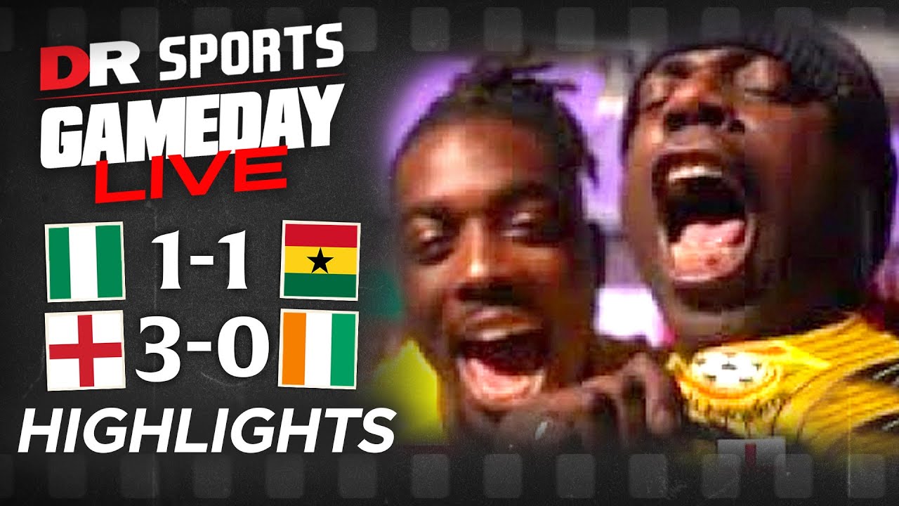 Nigeria 1-1 Ghana HIGHLIGHTS | Ghanaians Dance As Qualify For World Cup 🔥 (England 3-0 Ivory Coast)
