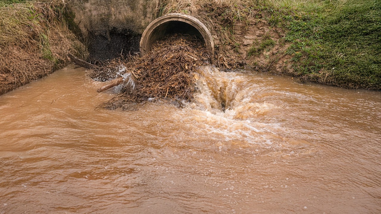 Culvert Pipe Cleaning – Huge Water Pressure Release