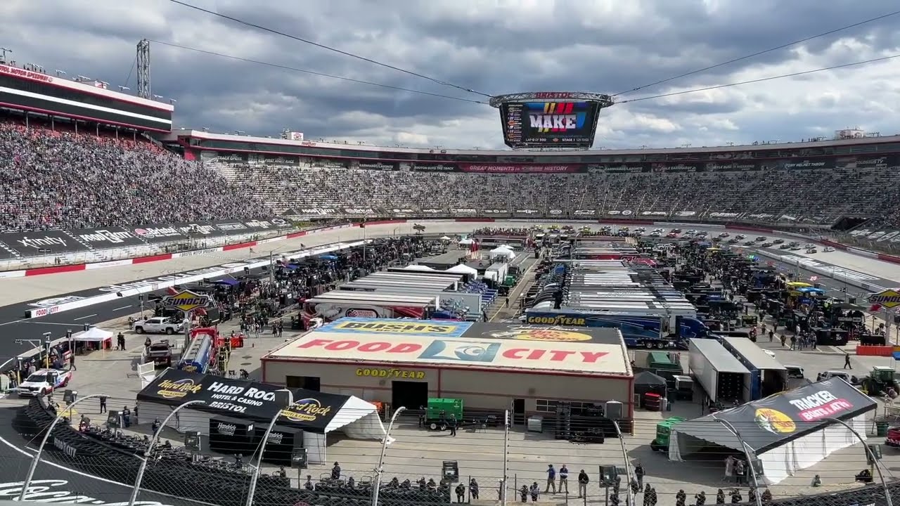 Section K-L Row 14  Seat #10 at Bristol Motor Speedway