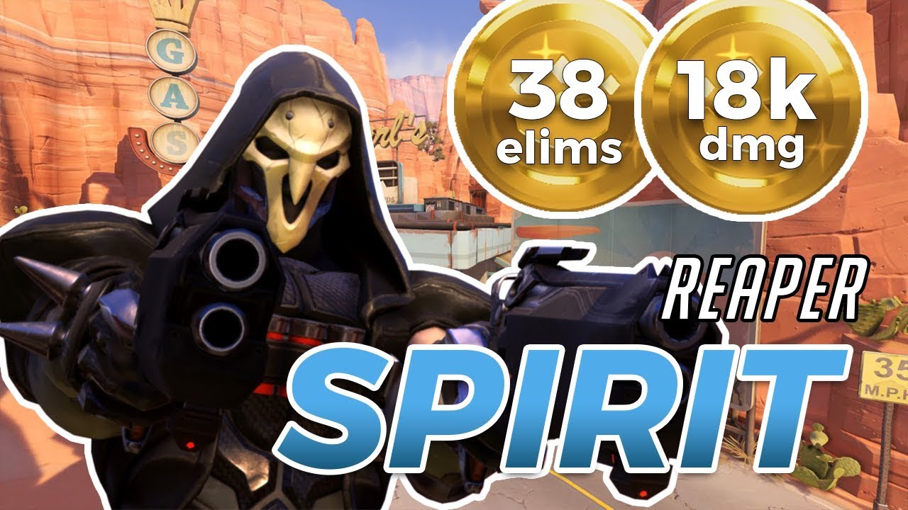 Overwatch - SPIRIT'S REAPER POPPING OFF IN A TIGHT AND INTENSE GAME [SEASON 12]