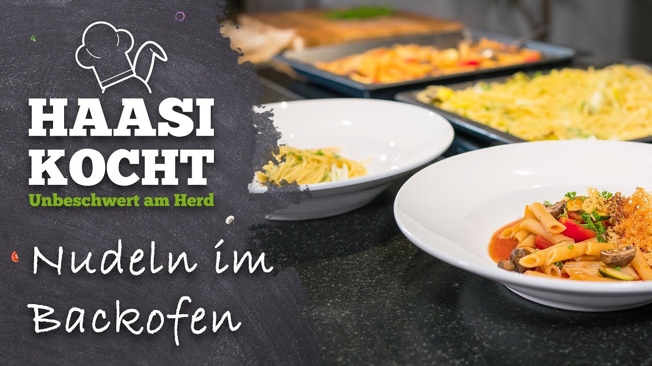 Nudeln machen für Faule! 🍝 - Blechnudeln im Ofen | Unbeschwert am Herd