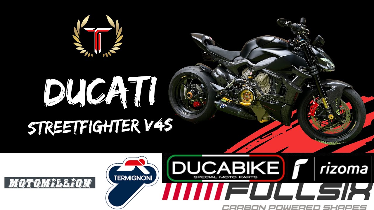 DUCATI STREETFIGHTER V4S - FINAL MODS AND WALK AROUND
