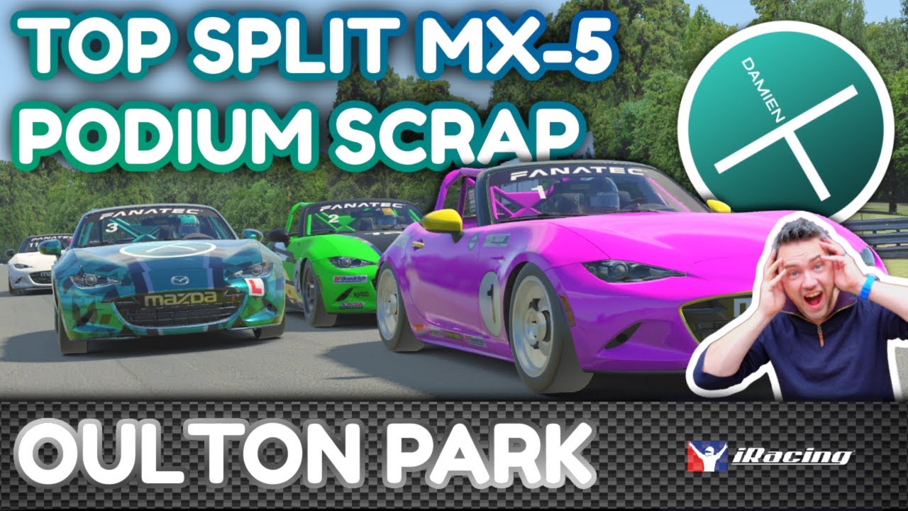 Mazda MX-5 at Oulton Park - iRacing TOP SPLIT FUN! Scrapping for the podium at the Fosters circuit
