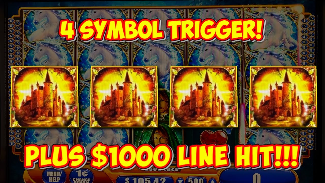 4 SYMBOL TRIGGER & $1,187 50 LINE HIT! Mystical Unicorn MAX BET Magic   Classic WMS Slot! Live Play