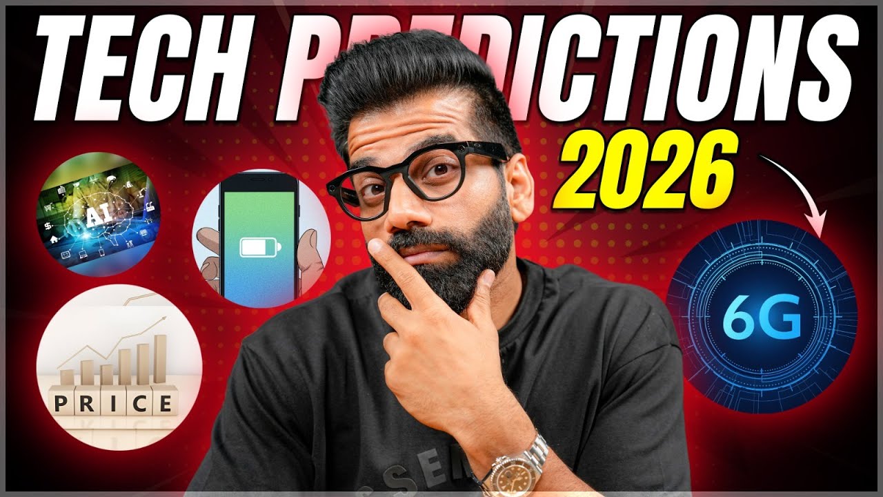 Tech Predictions For 2026 - 6G, AI, Robots, Neuralink and more...🔥🔥🔥