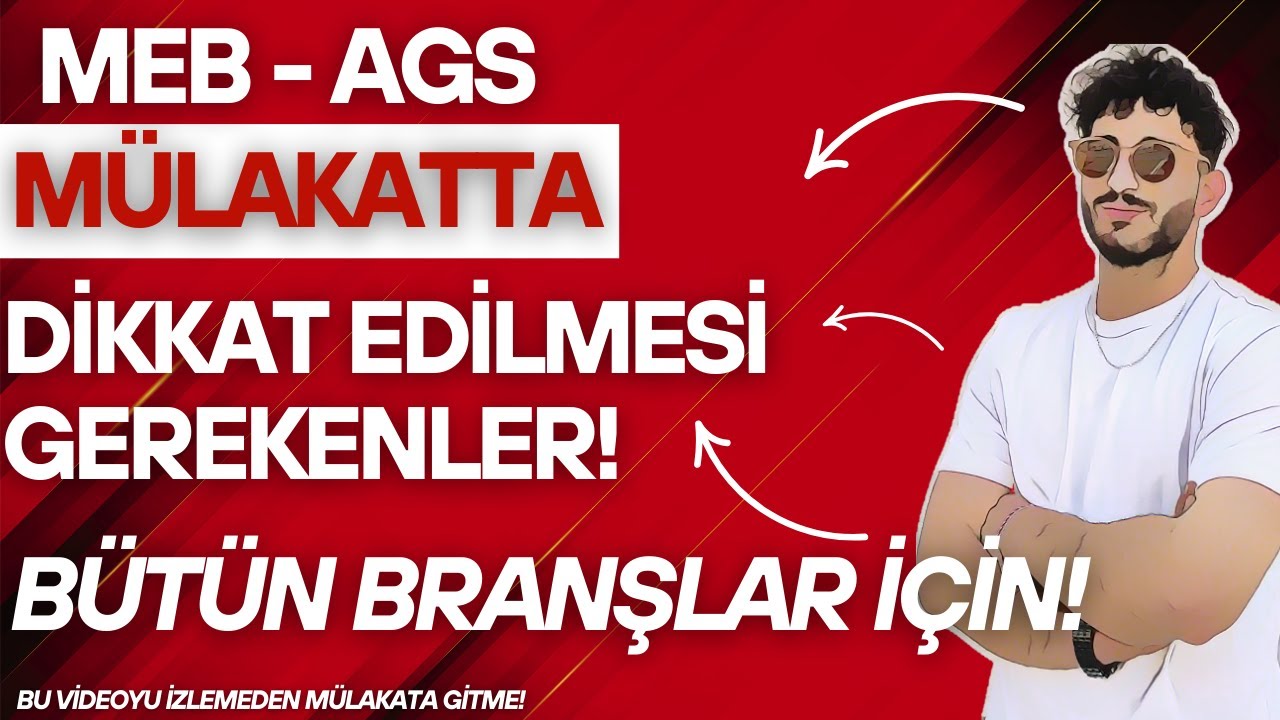 MÜLAKATTA (Sözlü Sınav) DİKKAT EDİLMESİ GEREKENLER - BÜTÜN BRANŞLAR İÇİN! - Birkan IŞIK