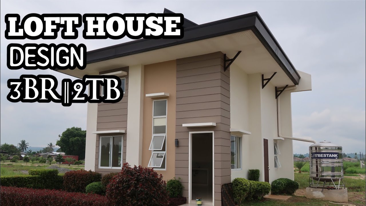 LOFT HOUSE DESIGN || 3BEDROOMS AND 2 BATHROOMS || HOUSE TOUR PH