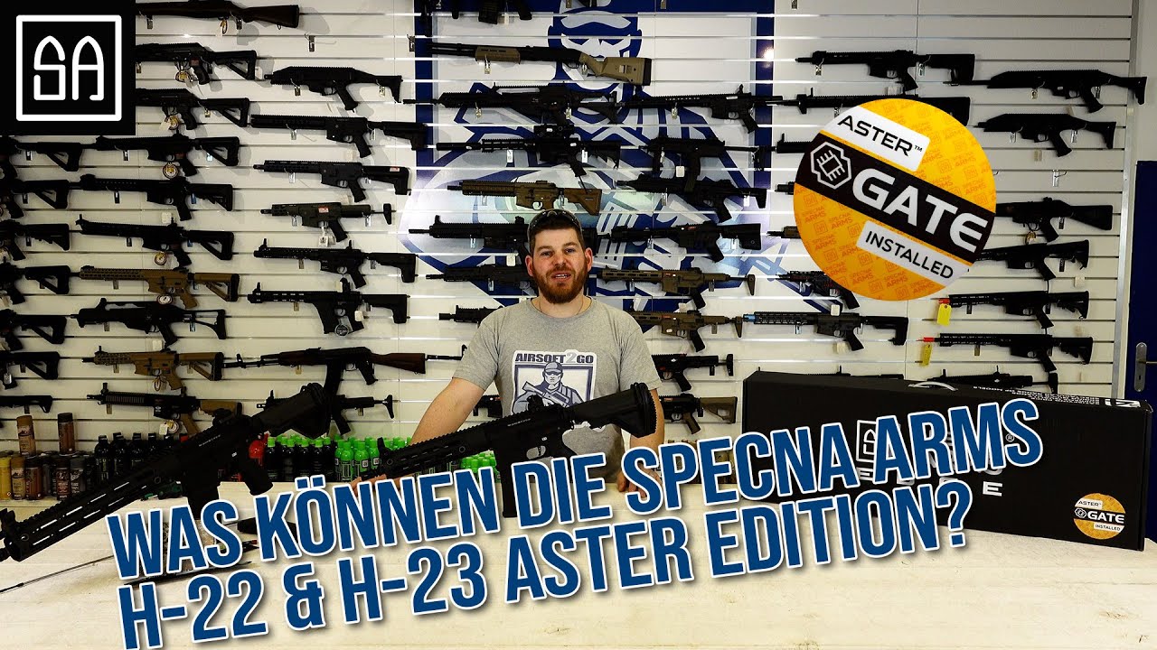 Die SA-H22 Edge 2.0 und SA-H23 Edge 2.0 Aster Edition von Specna Arms!⁠⁠