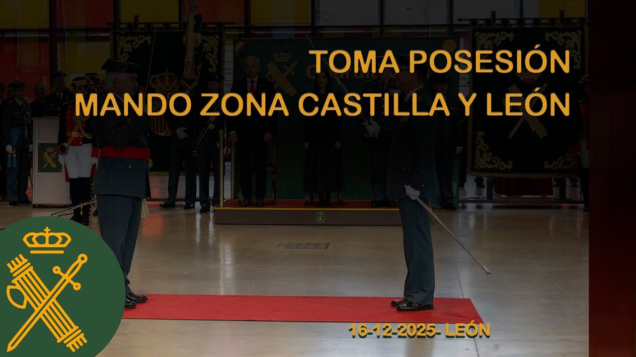 Toma posesión Zona Guardia Civil, Comunidad Autónoma de Castilla y León por el GB D. Miguel Sánchez